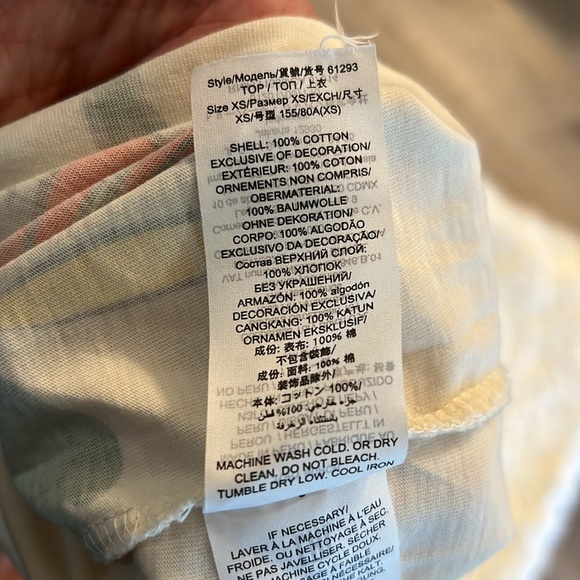 VERY RARE ✨Tory Burch Promised Land Bird T shirt - size XS - Picture 6 of 6